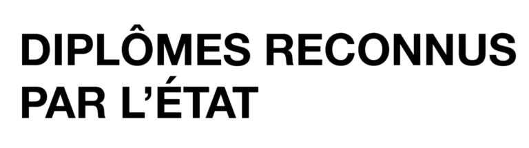 diplômes reconnus d'Etat